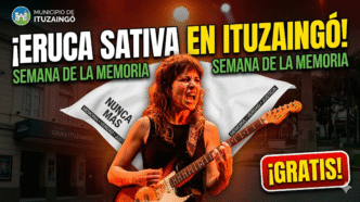 Eruca Sativa en vivo gratis en Ituzaingó celebrando la Semana de la Memoria
