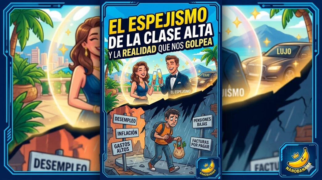 Adrián, conductor de Noticias Ituzaingó, haciendo un gesto de victoria en su editorial sobre conciencia de clase y política.