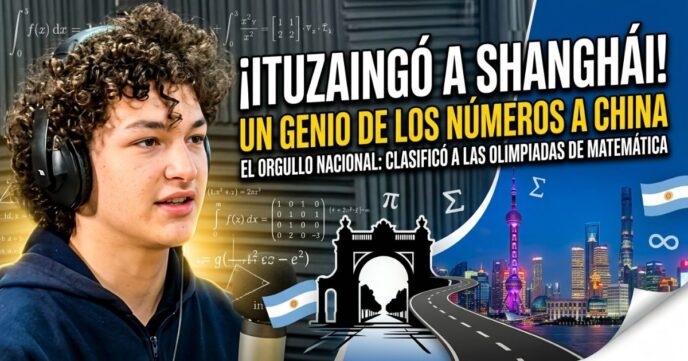 Estudiante de Ituzaingó clasificado a las Olimpiadas de Matemática en China