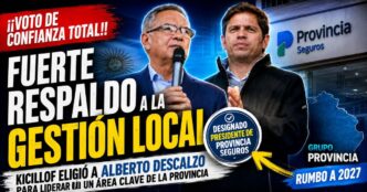 Alberto Descalzo asume en Provincia Seguros junto a Axel Kicillof fuerte respaldo politico conurbano 2027