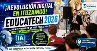 EDUCATECH 2026 Ituzaingó: Estudiantes revolucionan la ciudad con Inteligencia Artificial