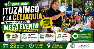 Jornada de celiaquía en Ituzaingó con beneficios del Programa PAAC y cocina sin TACC en vivo.