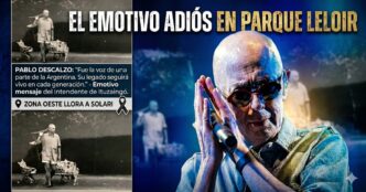 Muerte del Indio Solari en Parque Leloir Ituzaingó. El emotivo mensaje de Pablo Descalzo y el luto definitivo en la Zona Oeste.
