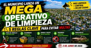 Inspectores del programa Ituzaingó Más Limpio recorriendo los barrios para garantizar el cuidado del espacio público y controlar infracciones ambientales.