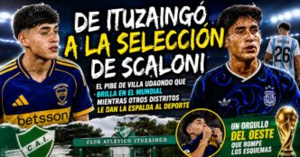 Tomás Aranda, futbolista surgido del Club Atlético Ituzaingó, actual jugador de Boca Juniors y convocado a la Selección Argentina para el Mundial 2026.