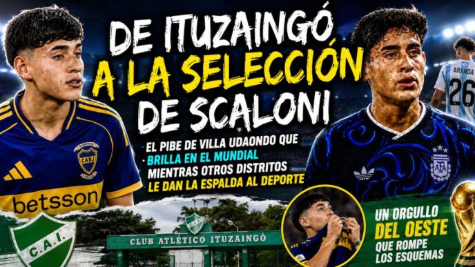 Tomás Aranda, futbolista surgido del Club Atlético Ituzaingó, actual jugador de Boca Juniors y convocado a la Selección Argentina para el Mundial 2026.