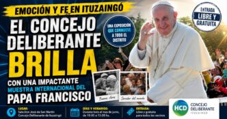 Muestra inédita del Papa Francisco en el Concejo Deliberante de Ituzaingó con entrada gratuita