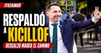 Pablo Descalzo respaldó a Axel Kicillof y defendió la gestión de Ituzaingó