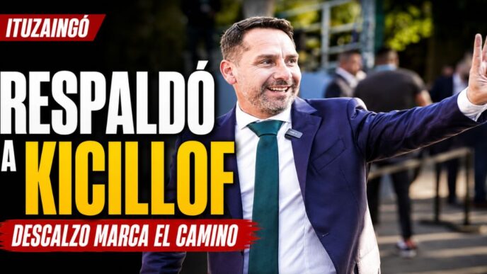 Pablo Descalzo respaldó a Axel Kicillof y defendió la gestión de Ituzaingó