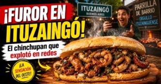Miniatura de noticia sobre el chinchupan en Ituzaingó, el sánguche viral que explotó en redes y puso en escena a la gastronomía popular del Oeste bonaerense.