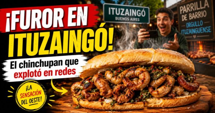 Miniatura de noticia sobre el chinchupan en Ituzaingó, el sánguche viral que explotó en redes y puso en escena a la gastronomía popular del Oeste bonaerense.