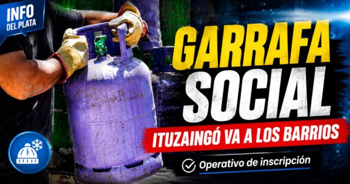 Garrafa social en Ituzaingó: operativo municipal de inscripción en los barrios para acceder al reintegro.