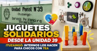 Miniatura sobre juguetes para niños con autismo en Ituzaingó, confeccionados por internos de la Unidad Penal N°39 para el CEDITI.