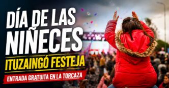 Día de las Niñeces en Ituzaingó con festejo gratuito en el Polideportivo La Torcaza