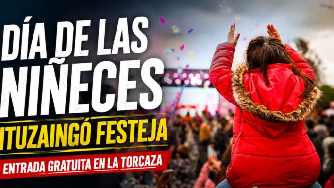 Día de las Niñeces en Ituzaingó con festejo gratuito en el Polideportivo La Torcaza