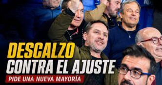 Pablo Descalzo contra el ajuste durante un acto político con jóvenes en la provincia de Buenos Aires.